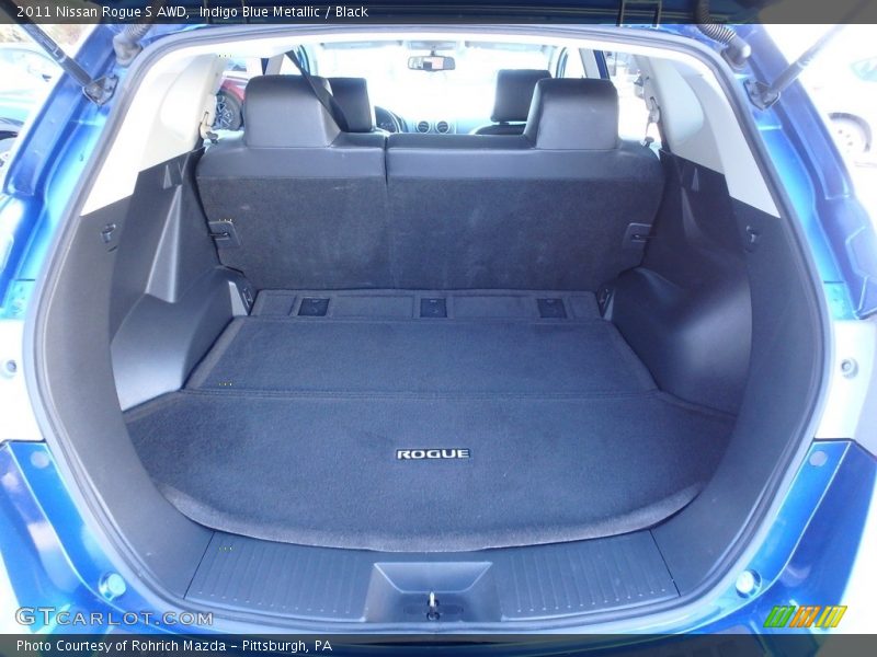 Indigo Blue Metallic / Black 2011 Nissan Rogue S AWD