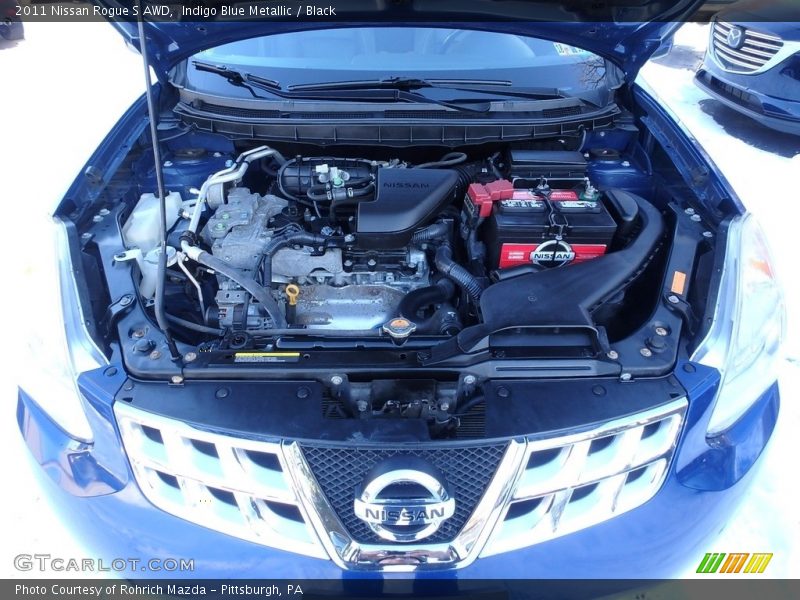 Indigo Blue Metallic / Black 2011 Nissan Rogue S AWD