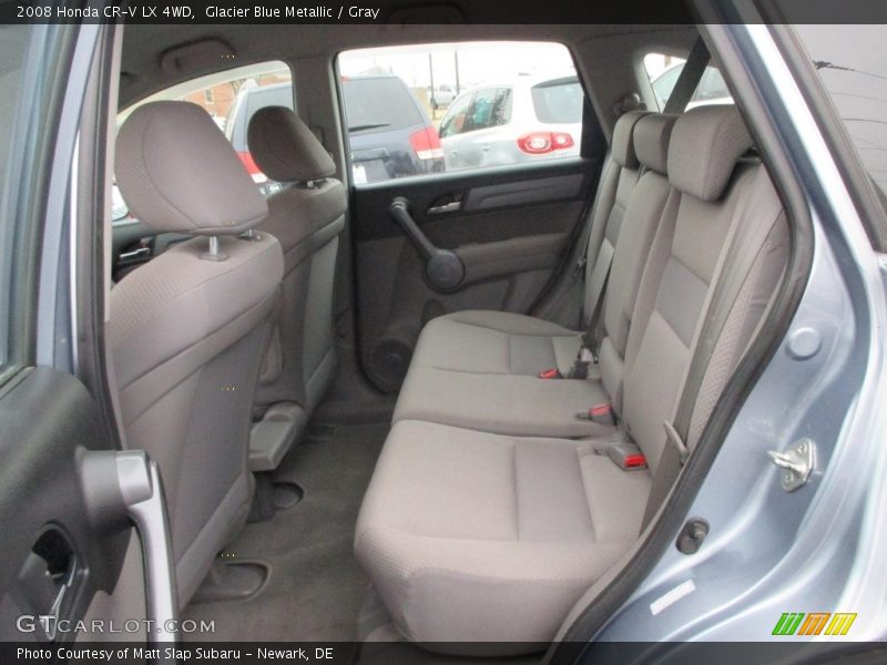 Glacier Blue Metallic / Gray 2008 Honda CR-V LX 4WD