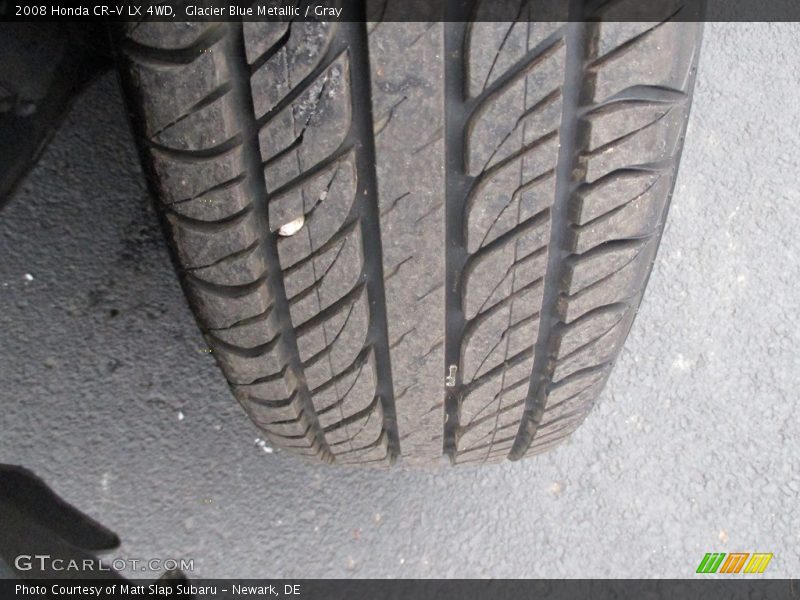 Glacier Blue Metallic / Gray 2008 Honda CR-V LX 4WD