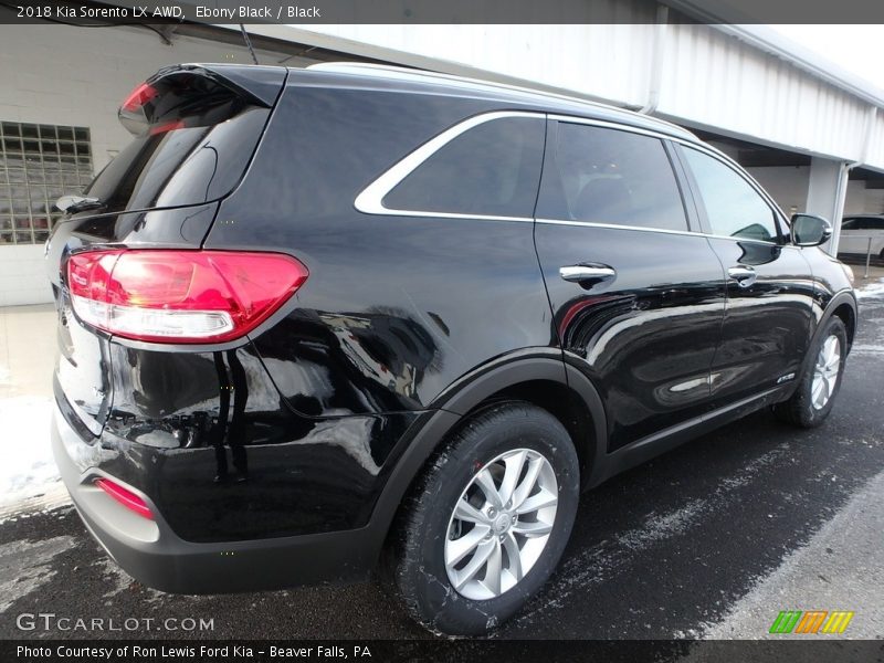 Ebony Black / Black 2018 Kia Sorento LX AWD