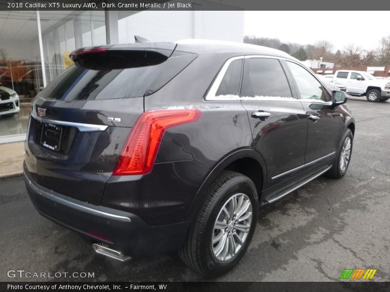 Dark Granite Metallic / Jet Black 2018 Cadillac XT5 Luxury AWD