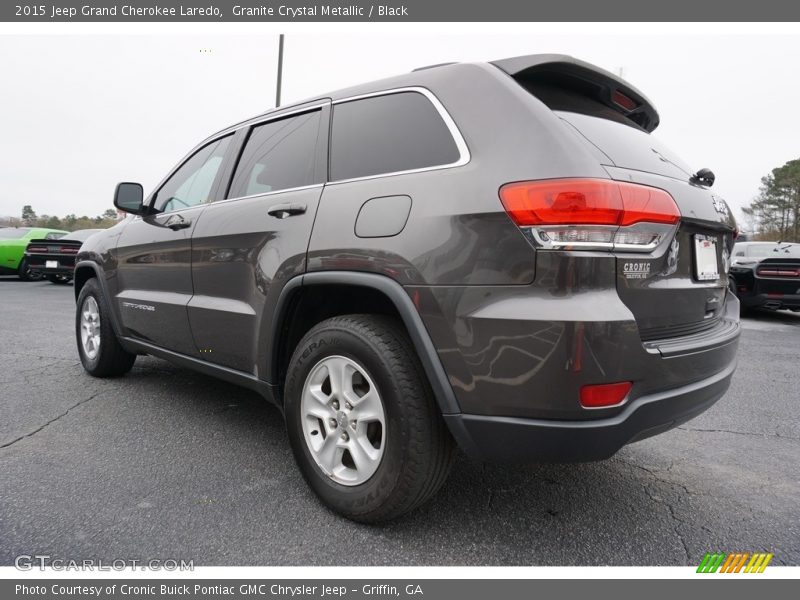 Granite Crystal Metallic / Black 2015 Jeep Grand Cherokee Laredo