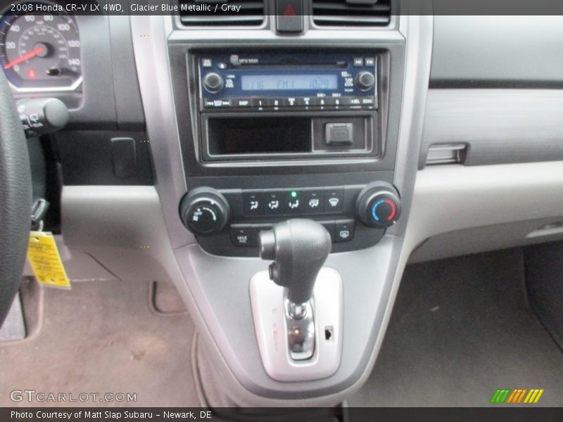 Glacier Blue Metallic / Gray 2008 Honda CR-V LX 4WD