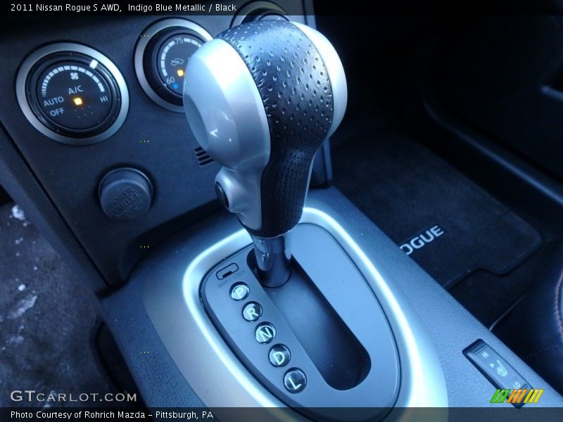 Indigo Blue Metallic / Black 2011 Nissan Rogue S AWD