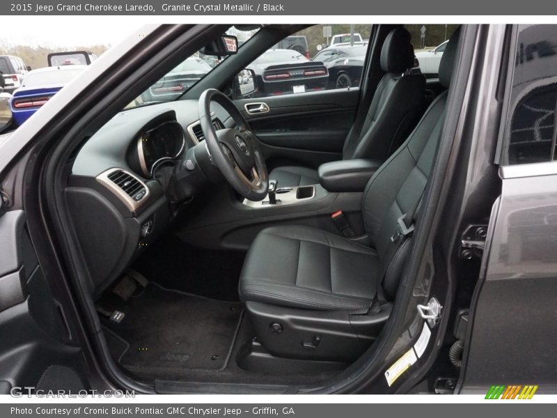 Granite Crystal Metallic / Black 2015 Jeep Grand Cherokee Laredo