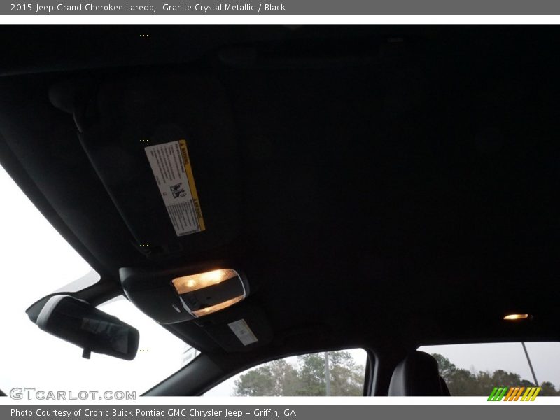 Granite Crystal Metallic / Black 2015 Jeep Grand Cherokee Laredo