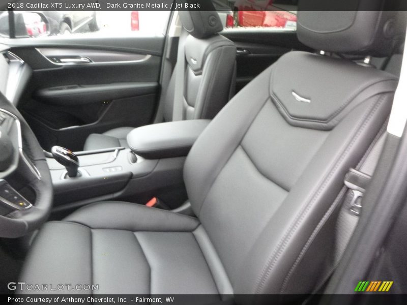 Dark Granite Metallic / Jet Black 2018 Cadillac XT5 Luxury AWD