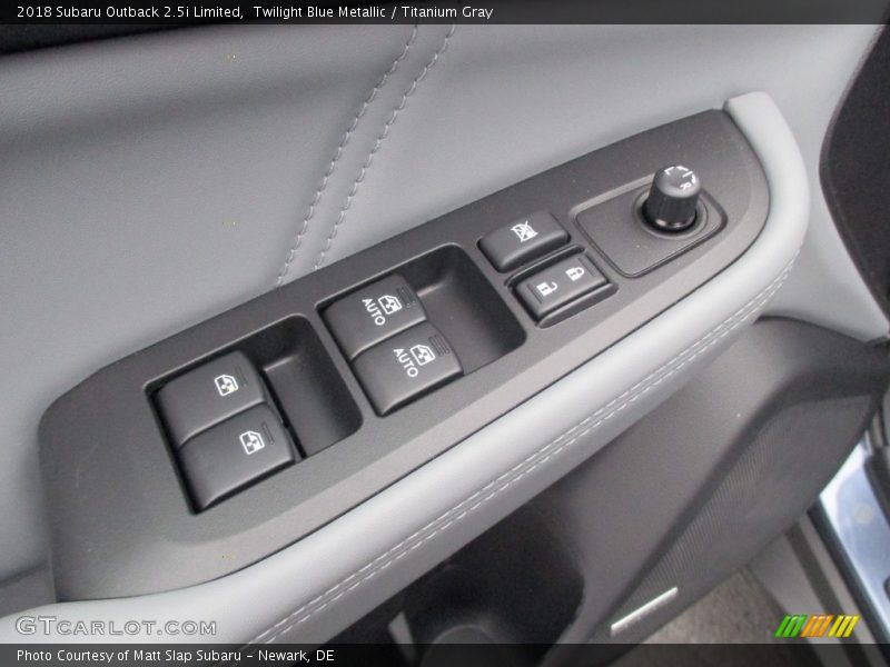 Twilight Blue Metallic / Titanium Gray 2018 Subaru Outback 2.5i Limited