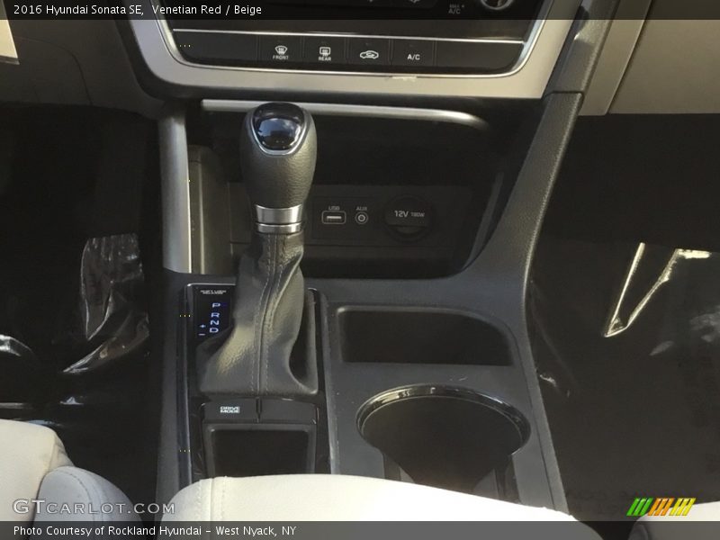 Venetian Red / Beige 2016 Hyundai Sonata SE