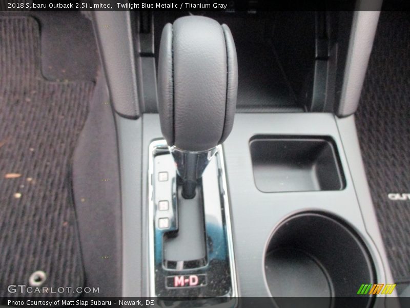 Twilight Blue Metallic / Titanium Gray 2018 Subaru Outback 2.5i Limited
