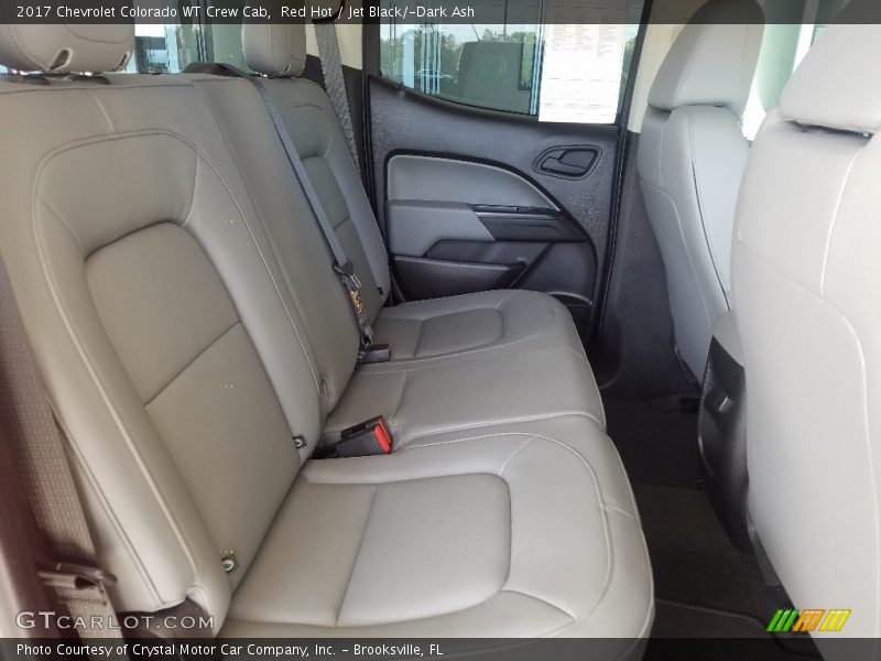 Red Hot / Jet Black/­Dark Ash 2017 Chevrolet Colorado WT Crew Cab