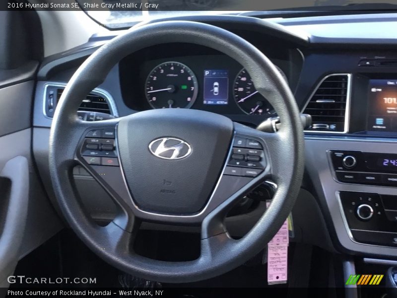 Shale Gray Metallic / Gray 2016 Hyundai Sonata SE