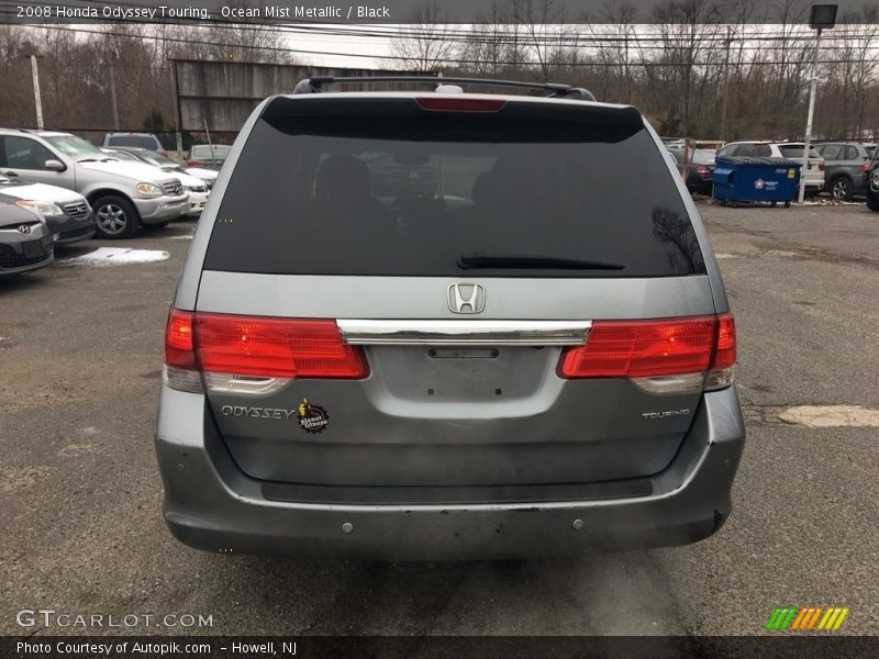 Ocean Mist Metallic / Black 2008 Honda Odyssey Touring
