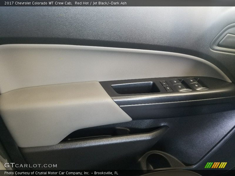 Red Hot / Jet Black/­Dark Ash 2017 Chevrolet Colorado WT Crew Cab