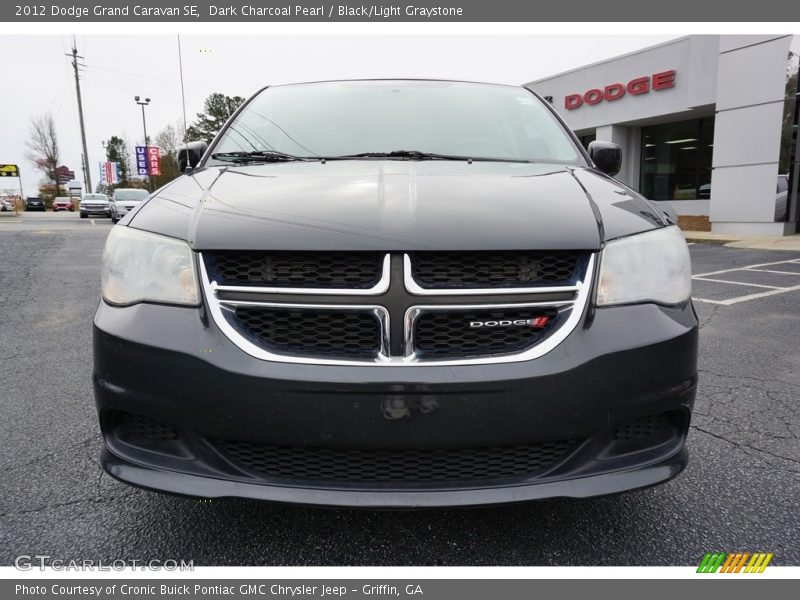 Dark Charcoal Pearl / Black/Light Graystone 2012 Dodge Grand Caravan SE