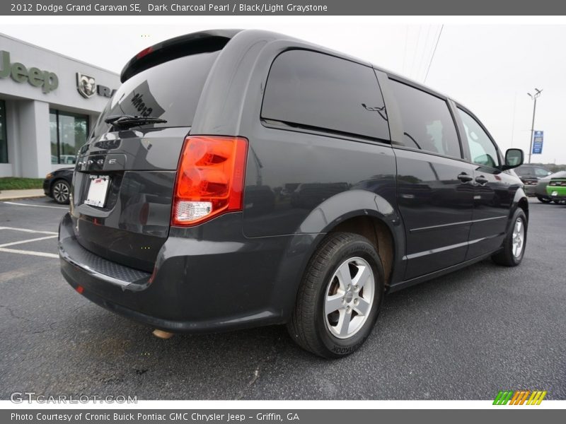 Dark Charcoal Pearl / Black/Light Graystone 2012 Dodge Grand Caravan SE