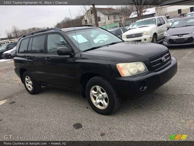 Black / Charcoal 2003 Toyota Highlander I4