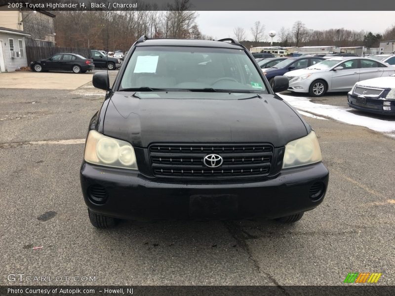 Black / Charcoal 2003 Toyota Highlander I4