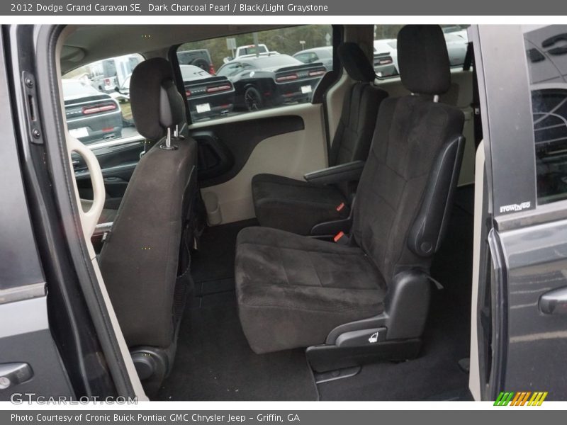 Dark Charcoal Pearl / Black/Light Graystone 2012 Dodge Grand Caravan SE