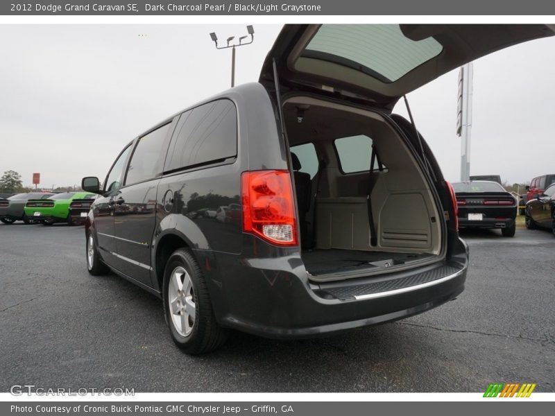 Dark Charcoal Pearl / Black/Light Graystone 2012 Dodge Grand Caravan SE