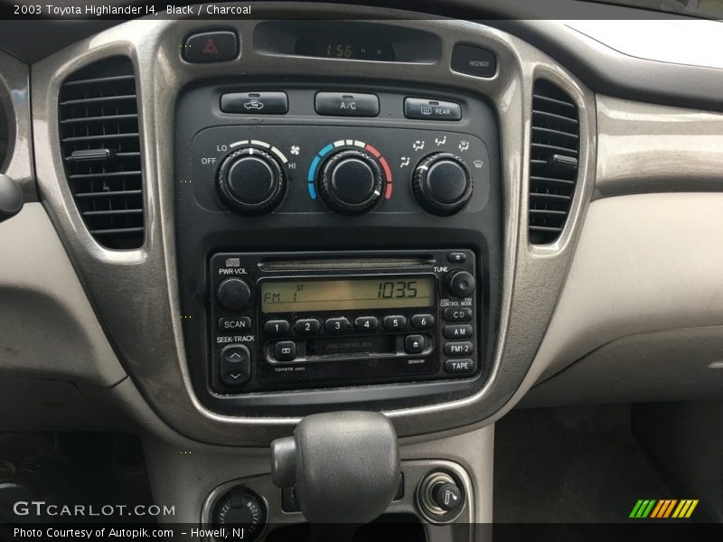 Black / Charcoal 2003 Toyota Highlander I4