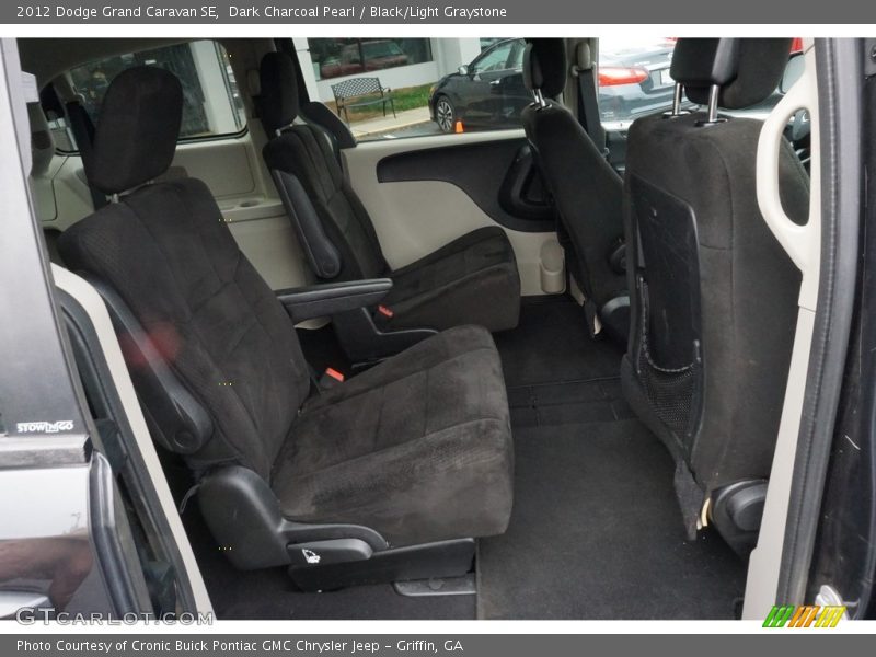 Dark Charcoal Pearl / Black/Light Graystone 2012 Dodge Grand Caravan SE