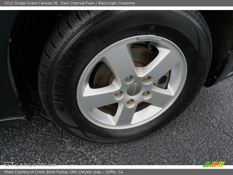 Dark Charcoal Pearl / Black/Light Graystone 2012 Dodge Grand Caravan SE