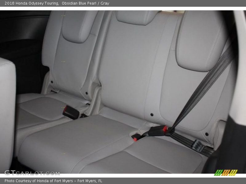 Obsidian Blue Pearl / Gray 2018 Honda Odyssey Touring