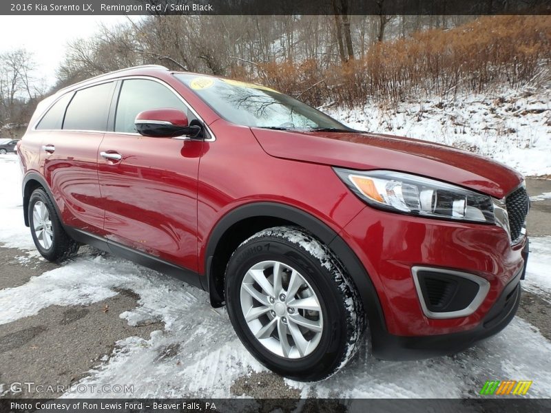 Remington Red / Satin Black 2016 Kia Sorento LX