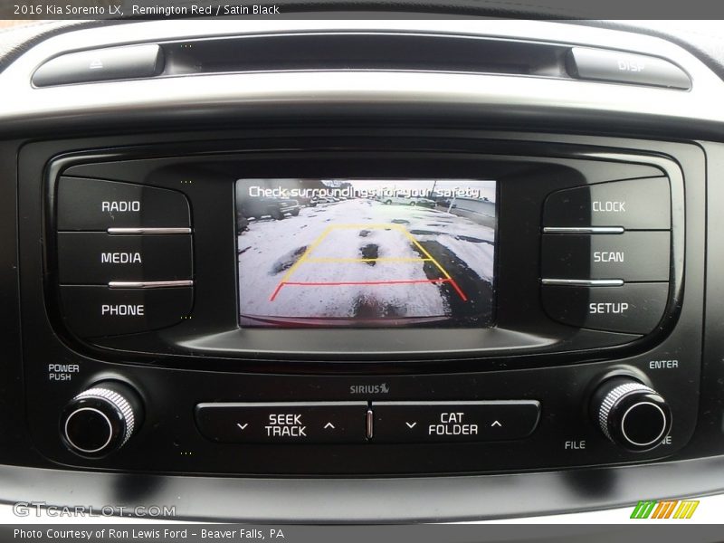Remington Red / Satin Black 2016 Kia Sorento LX