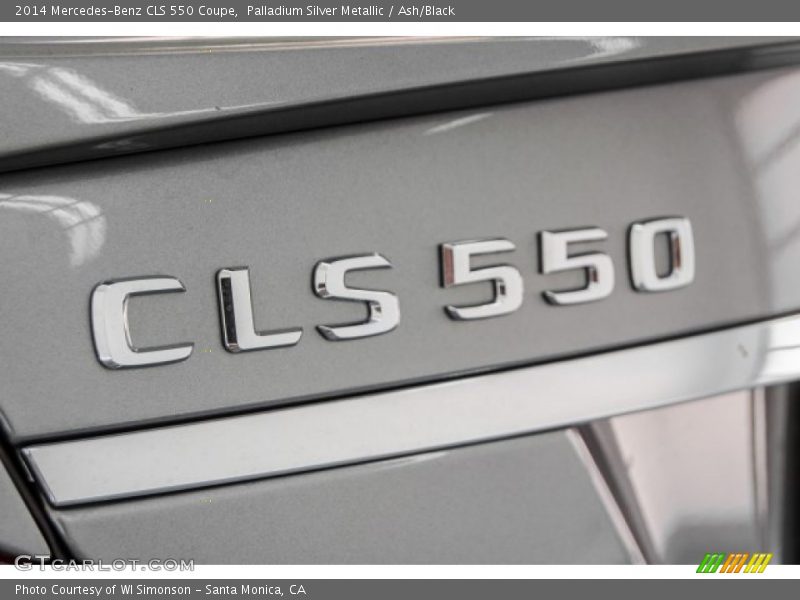 Palladium Silver Metallic / Ash/Black 2014 Mercedes-Benz CLS 550 Coupe