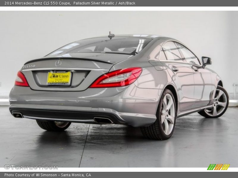 Palladium Silver Metallic / Ash/Black 2014 Mercedes-Benz CLS 550 Coupe