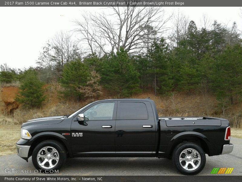  2017 1500 Laramie Crew Cab 4x4 Brilliant Black Crystal Pearl