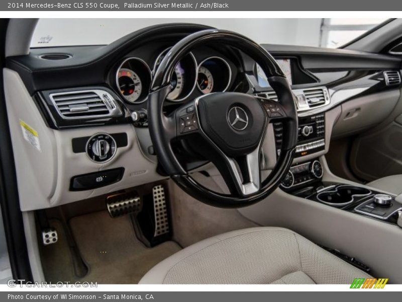 Palladium Silver Metallic / Ash/Black 2014 Mercedes-Benz CLS 550 Coupe