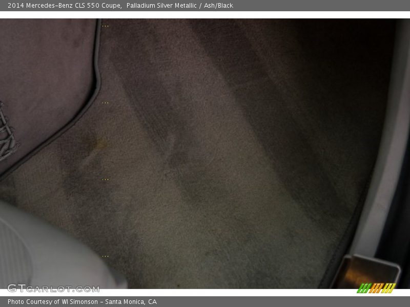 Palladium Silver Metallic / Ash/Black 2014 Mercedes-Benz CLS 550 Coupe