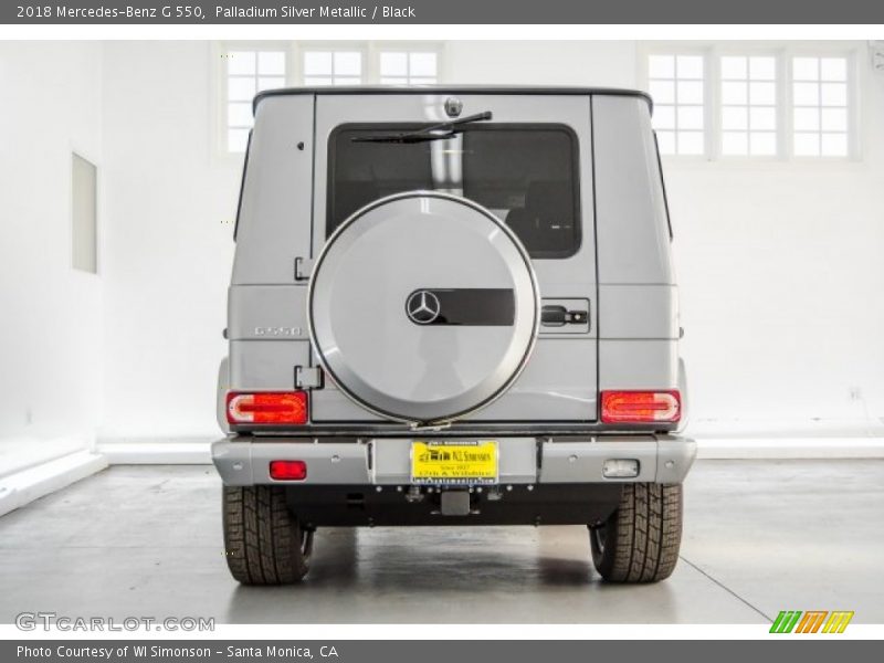 Palladium Silver Metallic / Black 2018 Mercedes-Benz G 550