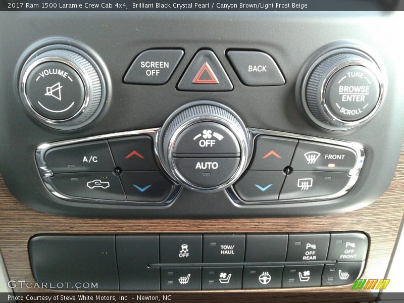 Controls of 2017 1500 Laramie Crew Cab 4x4