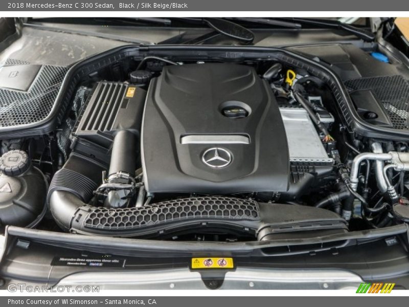 Black / Silk Beige/Black 2018 Mercedes-Benz C 300 Sedan