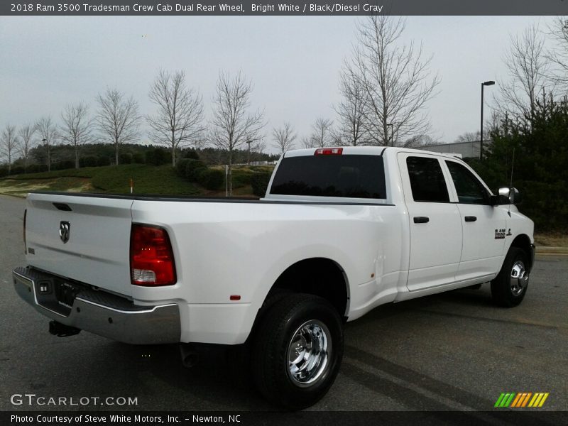 Bright White / Black/Diesel Gray 2018 Ram 3500 Tradesman Crew Cab Dual Rear Wheel