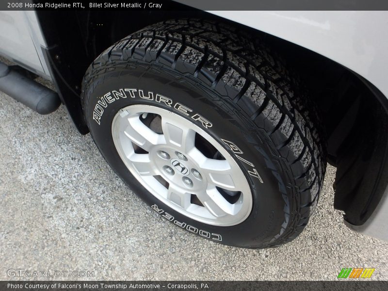 Billet Silver Metallic / Gray 2008 Honda Ridgeline RTL