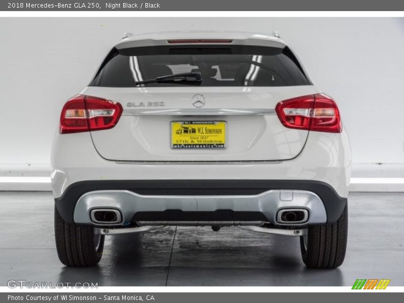 Night Black / Black 2018 Mercedes-Benz GLA 250