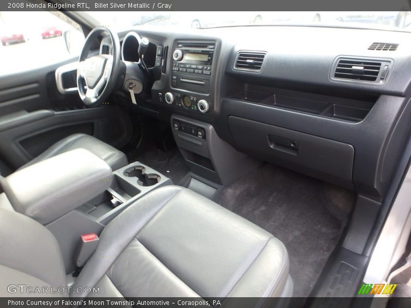 Billet Silver Metallic / Gray 2008 Honda Ridgeline RTL