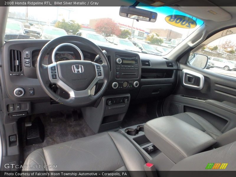 Billet Silver Metallic / Gray 2008 Honda Ridgeline RTL
