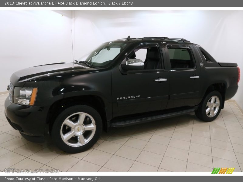 Black / Ebony 2013 Chevrolet Avalanche LT 4x4 Black Diamond Edition