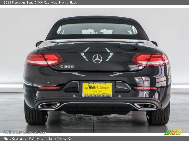 Black / Black 2018 Mercedes-Benz C 300 Cabriolet