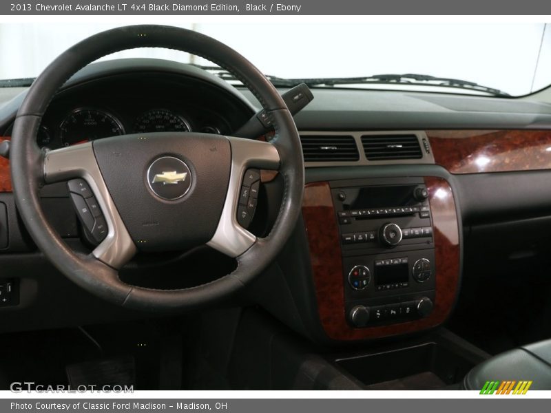Black / Ebony 2013 Chevrolet Avalanche LT 4x4 Black Diamond Edition