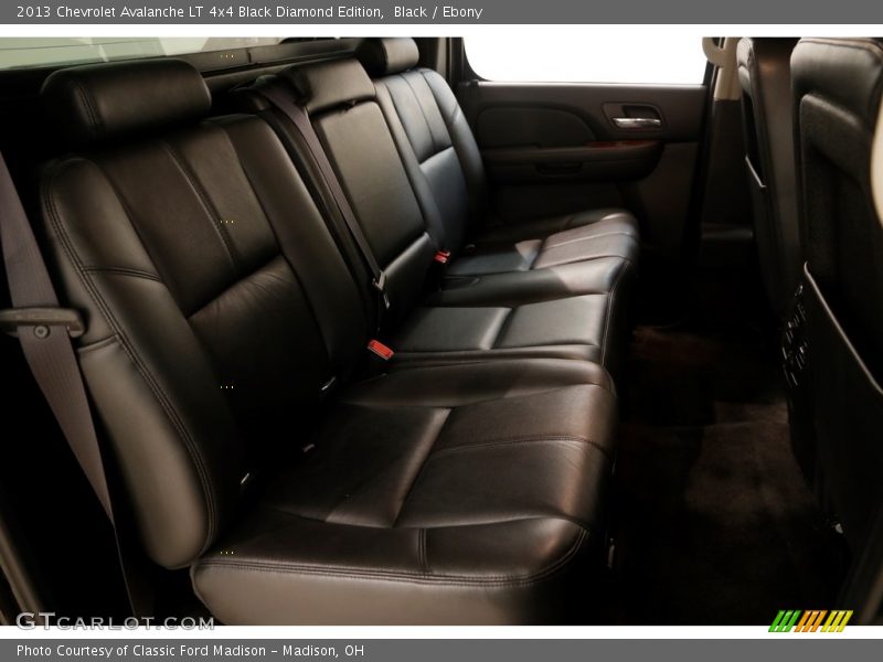 Black / Ebony 2013 Chevrolet Avalanche LT 4x4 Black Diamond Edition