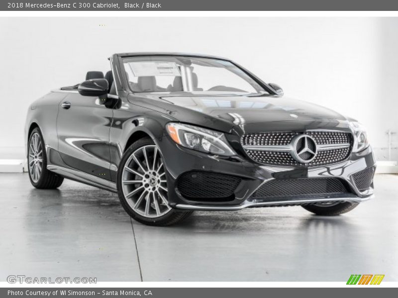 Front 3/4 View of 2018 C 300 Cabriolet