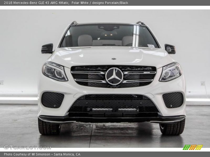 Polar White / designo Porcelain/Black 2018 Mercedes-Benz GLE 43 AMG 4Matic